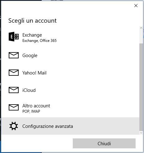 Posta per Windows 10